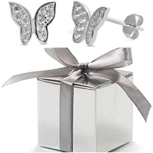 Sterling Silver Butterfly FREE GIFT BOX W/RIBBON
